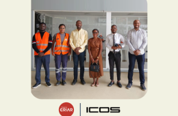 Cerimonia de finalização da formação profissional de formandos na empresa ICOS